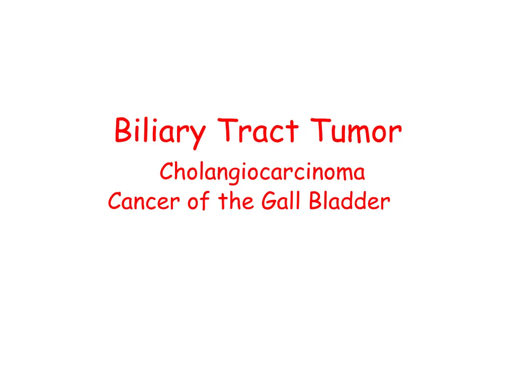 biliary tract tumor cholangiocarcinoma cancer