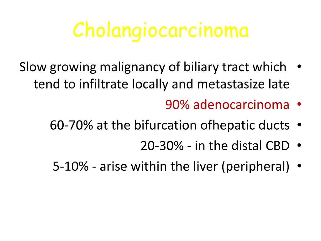 cholangiocarcinoma