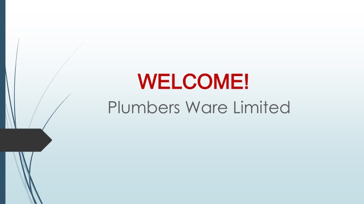 welcome welcome plumbers ware limited