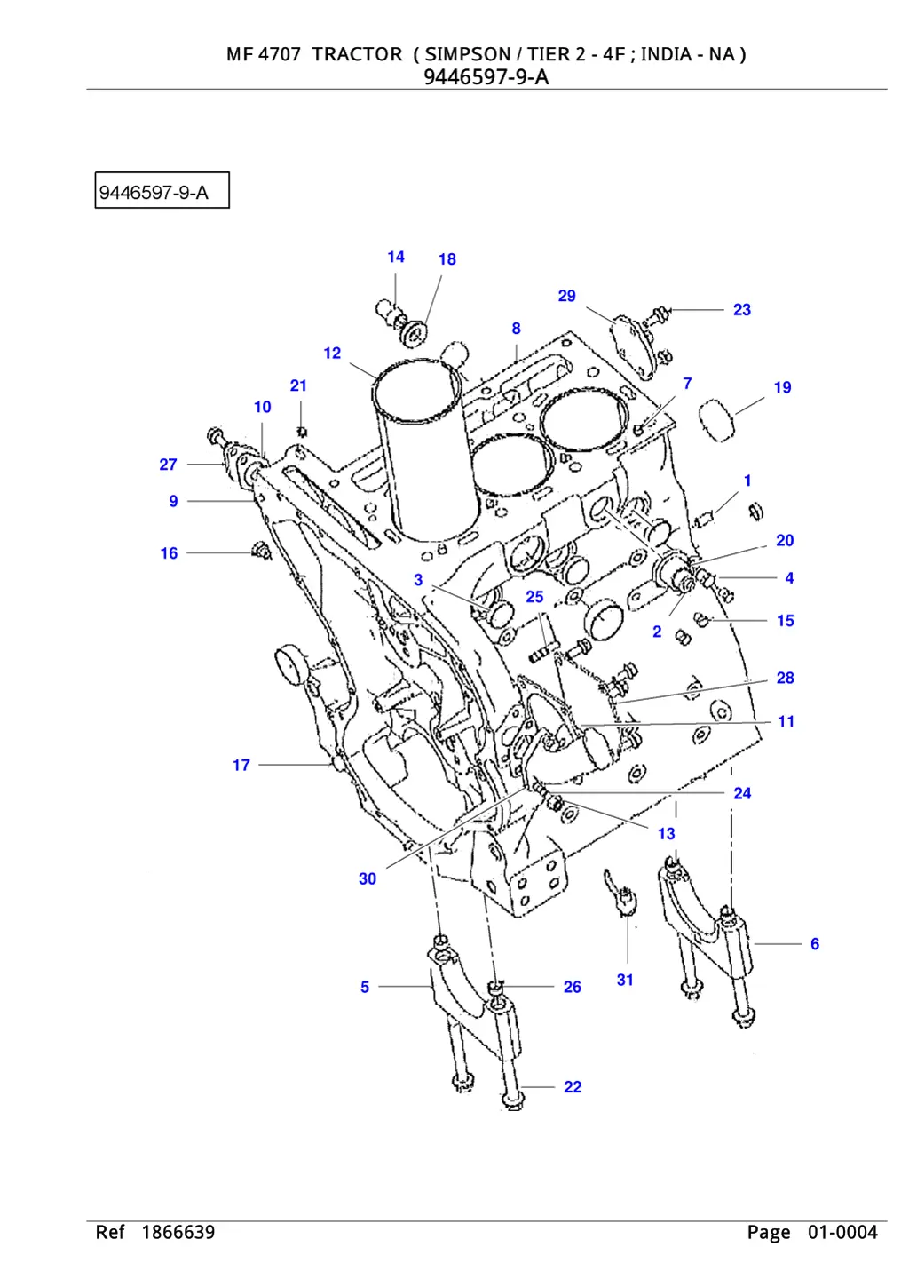 mf 4707 tractor simpson tier 2 4f india 1