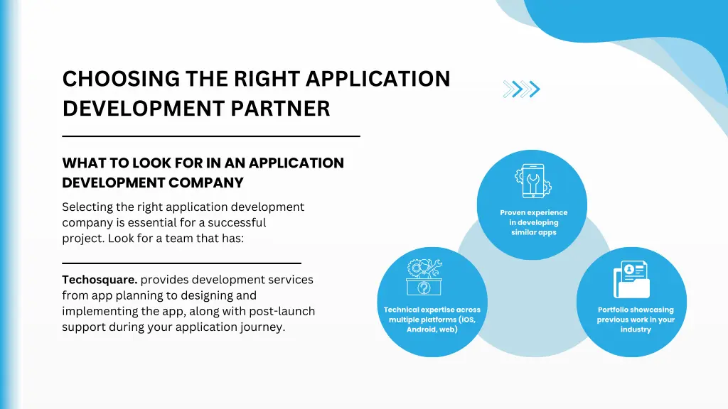 choosing the right application development partner