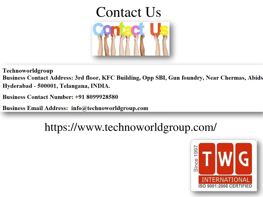 contact us