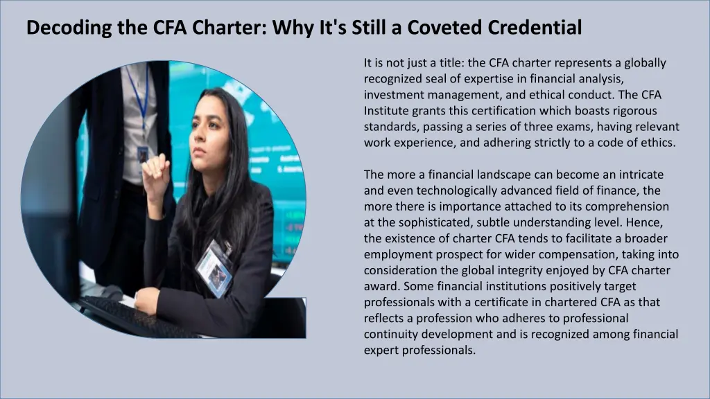 decoding the cfa charter why it s still a coveted