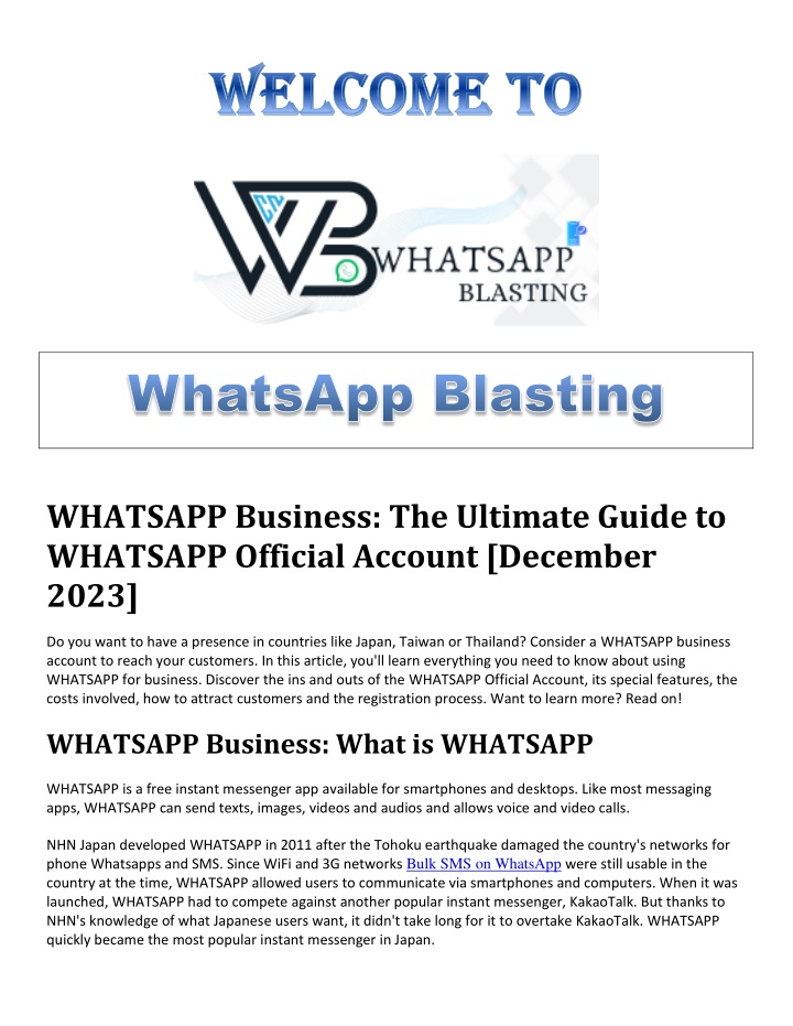 whatsapp business the ultimate guide to whatsapp