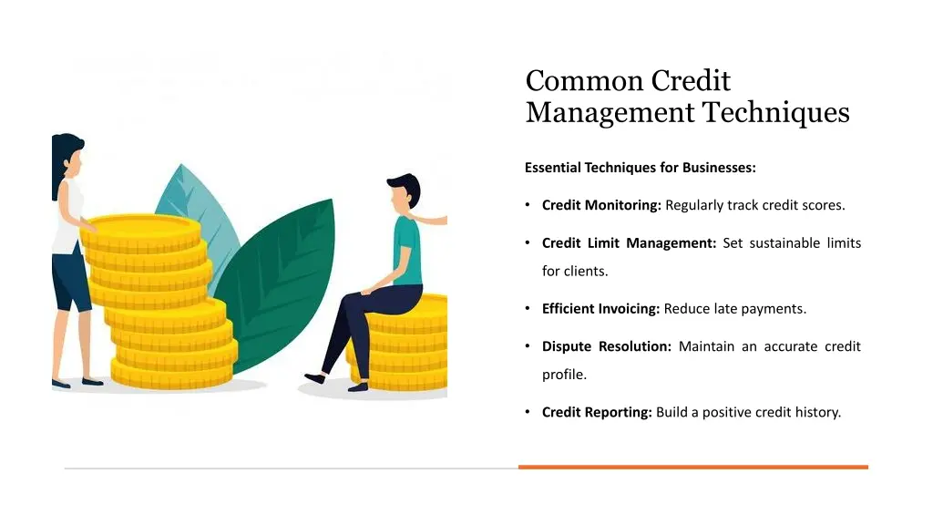 common credit management techniques