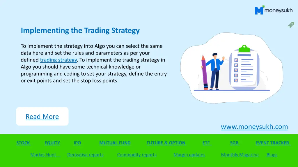 implementing the trading strategy