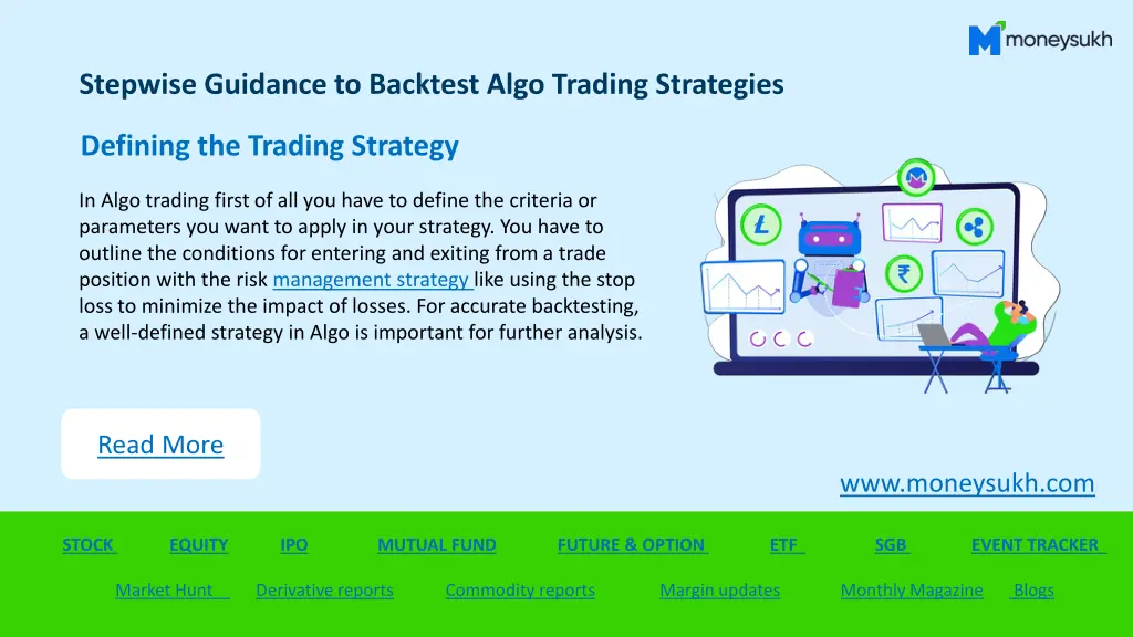 stepwise guidance to backtest algo trading