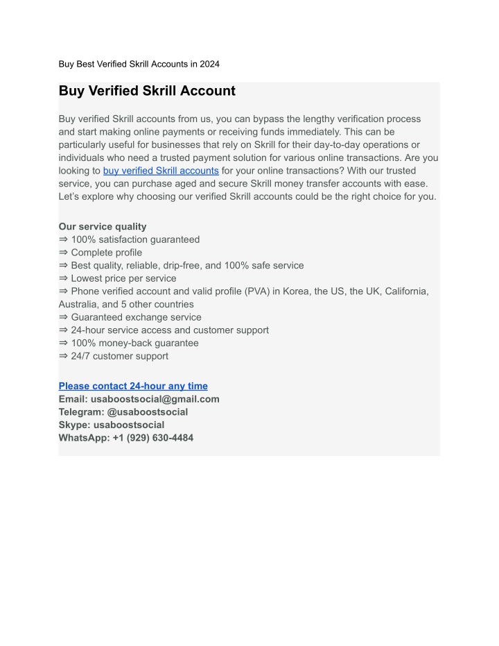 buy best verified skrill accounts in 2024