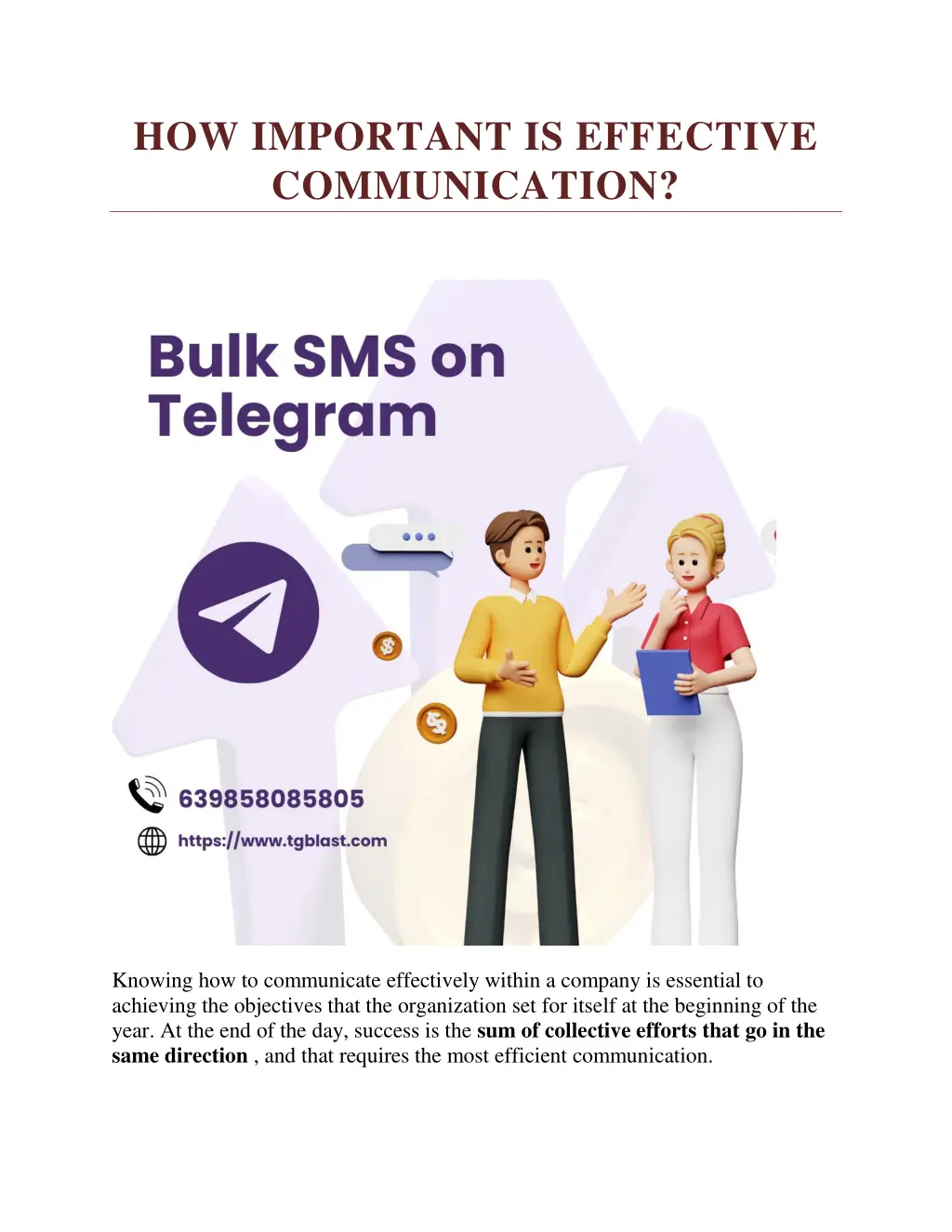 how important is effective communication