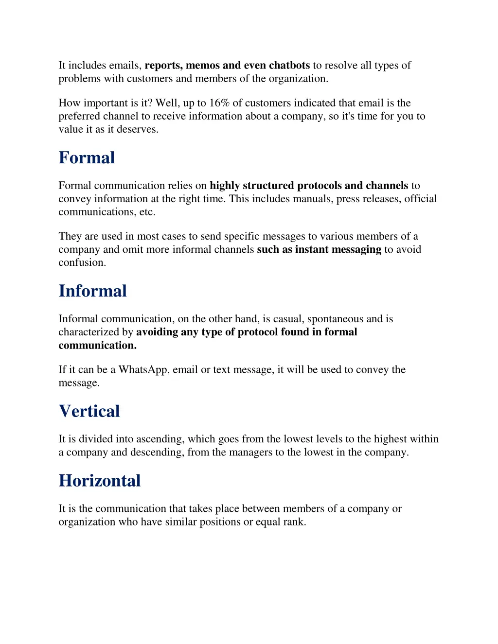 it includes emails reports memos and even