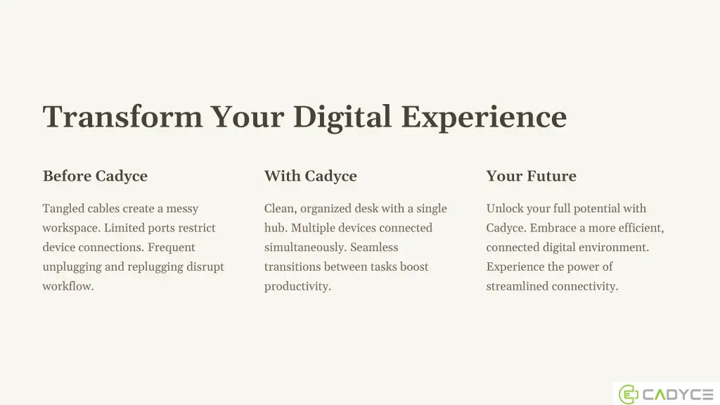 transform your digital experience