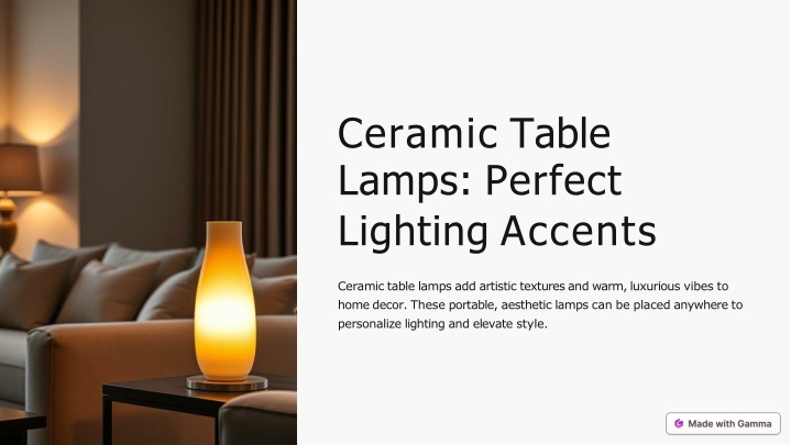 ceramic table lamps perfect lighting accents