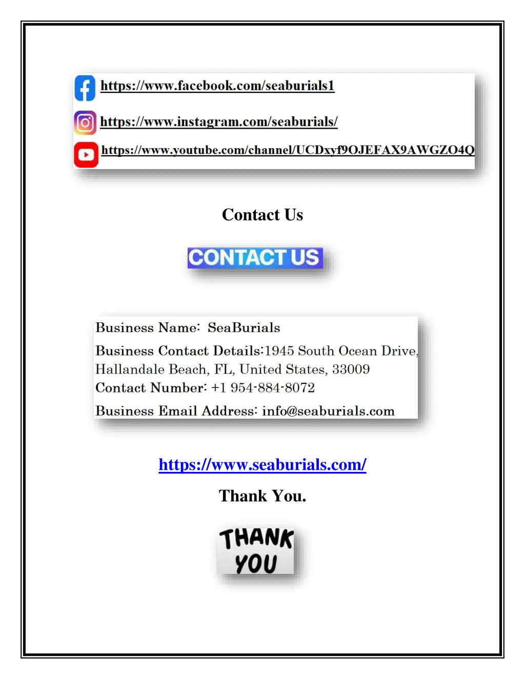 contact us