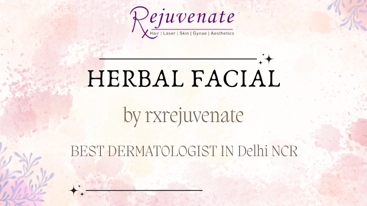 herbal facial