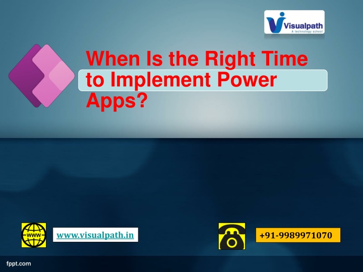 when is the right time to implement power apps