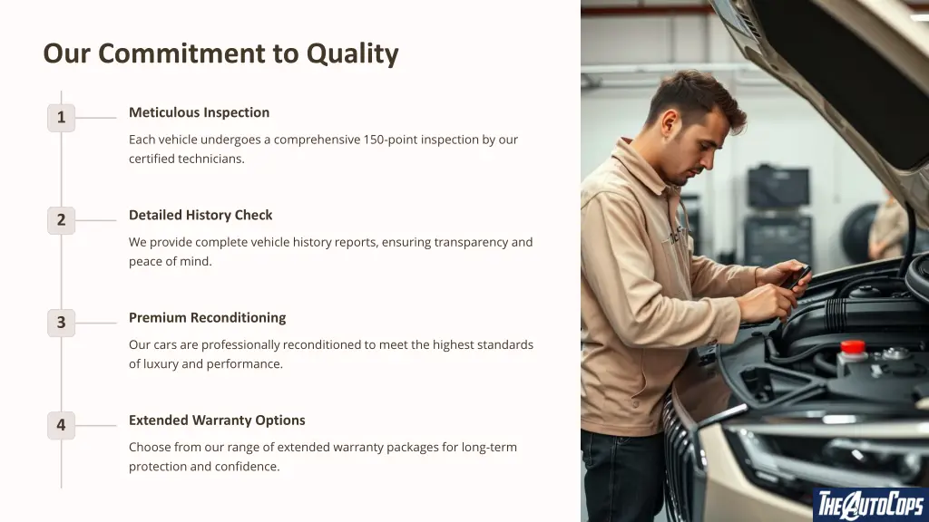 our commitment to quality