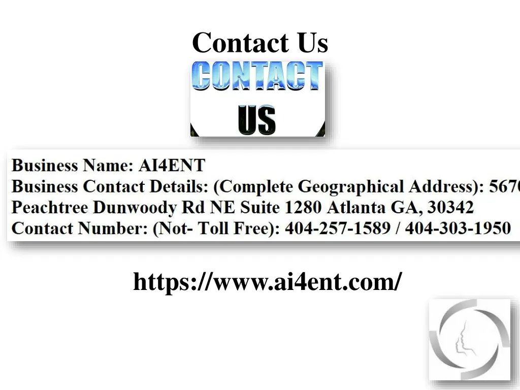 contact us