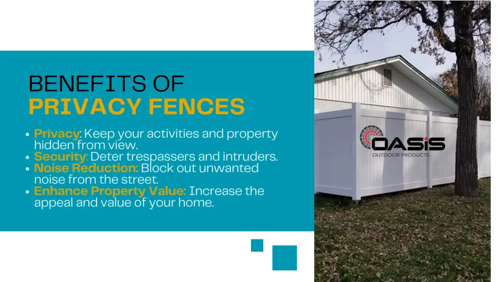 benefits of privacy fences