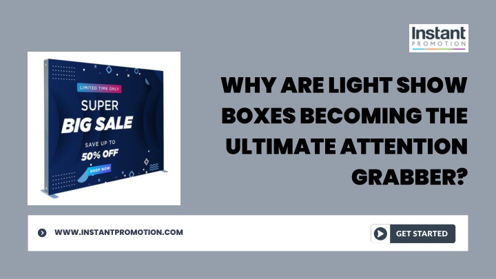 why are light show boxes becoming the ultimate