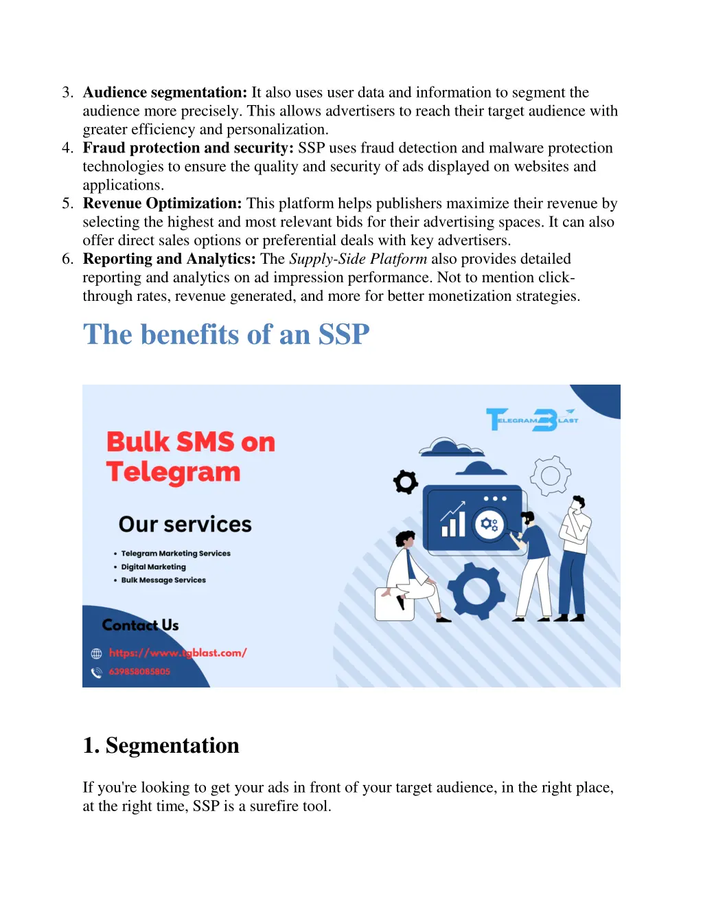 3 audience segmentation it also uses user data