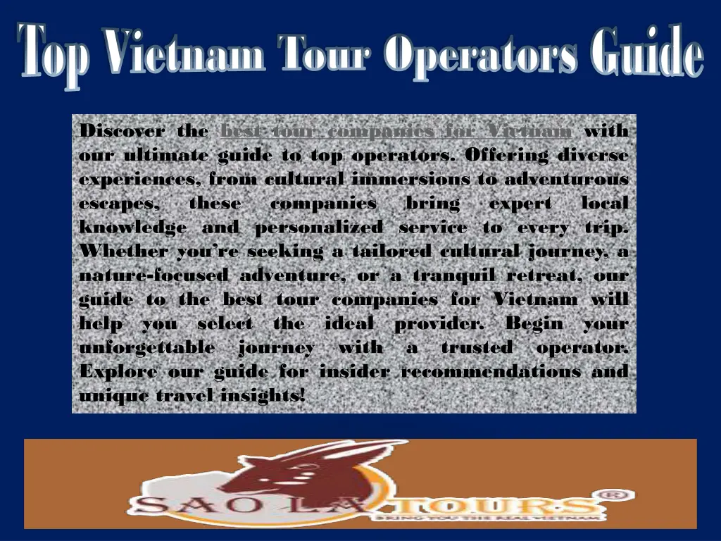 top vietnam tour operators guide top vietnam tour 3