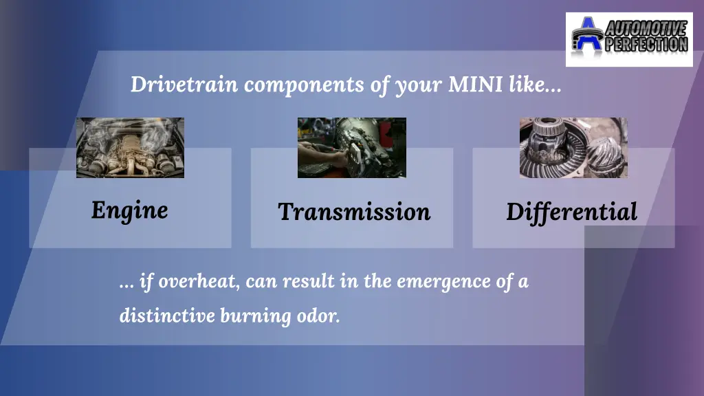 drivetrain components of your mini like