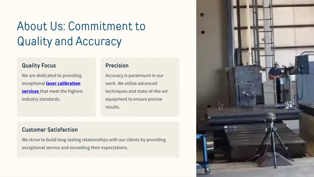 about us commitment to quality and accuracy