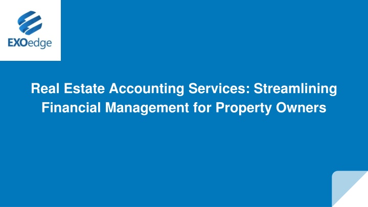 real estate accounting services streamlining