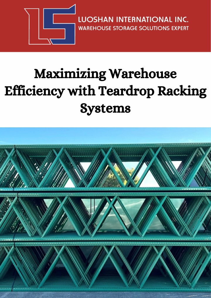 maximizing warehouse efficiency with teardrop