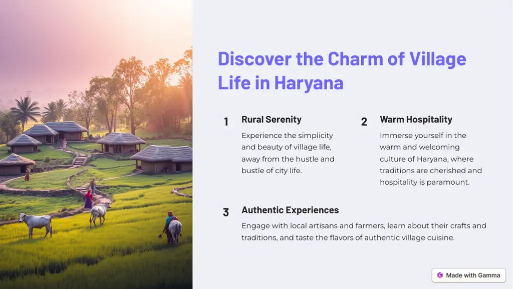 discover the charm of village life in haryana