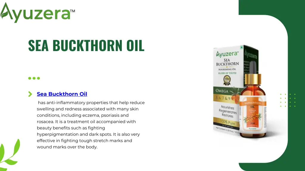 sea buckthorn oil