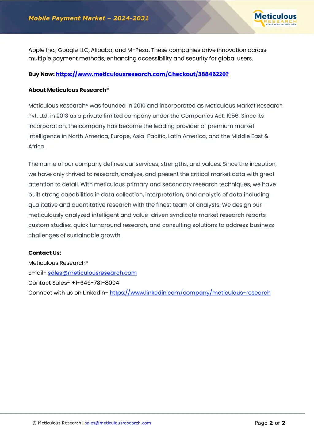 mobile payment market 2024 2031 1