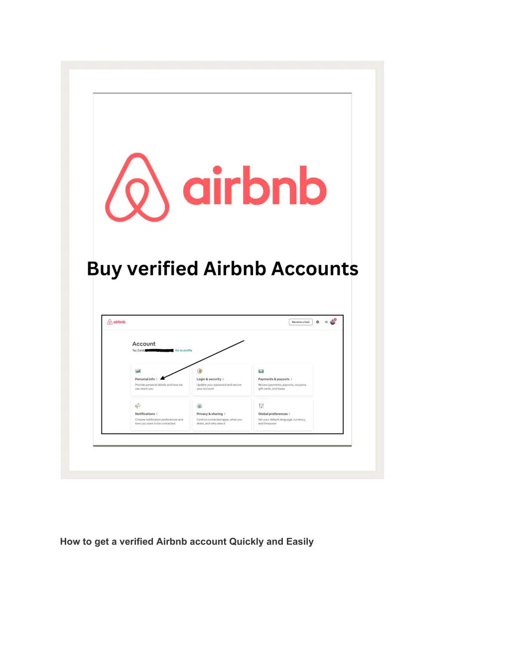 how to get a verified airbnb account quickly