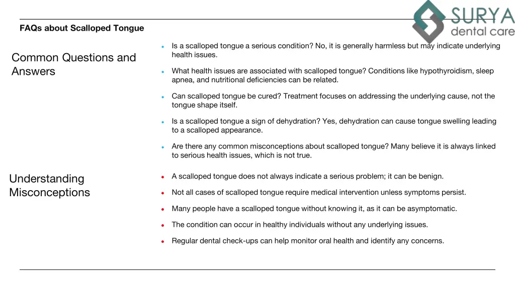 faqs about scalloped tongue