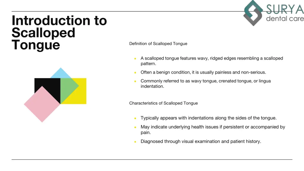 introduction to scalloped tongue