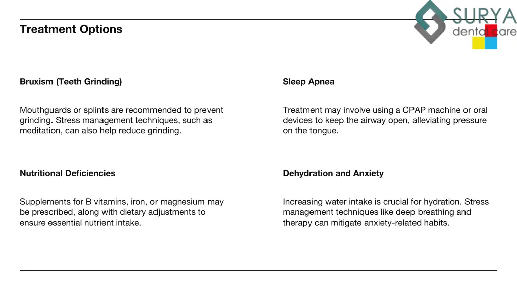 treatment options