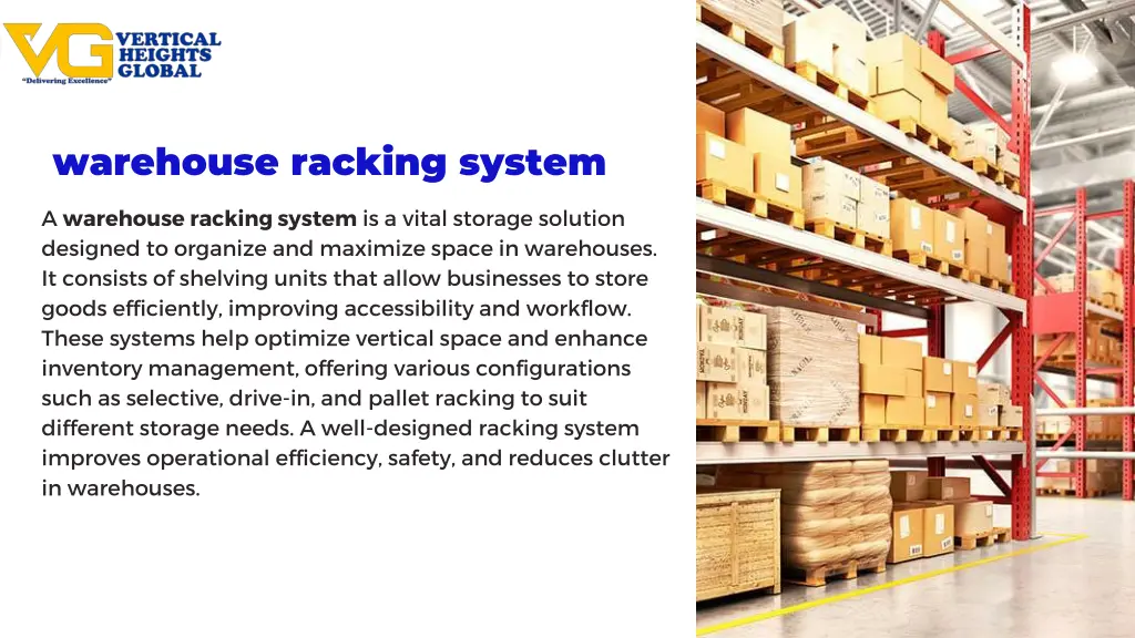 warehouse racking system