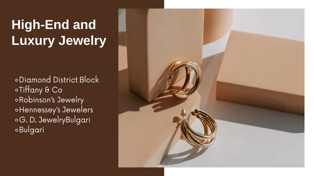 high end and luxury jewelry