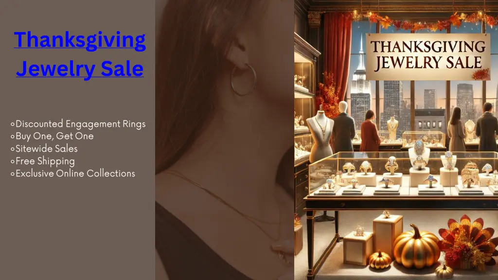 thanksgiving jewelry sale