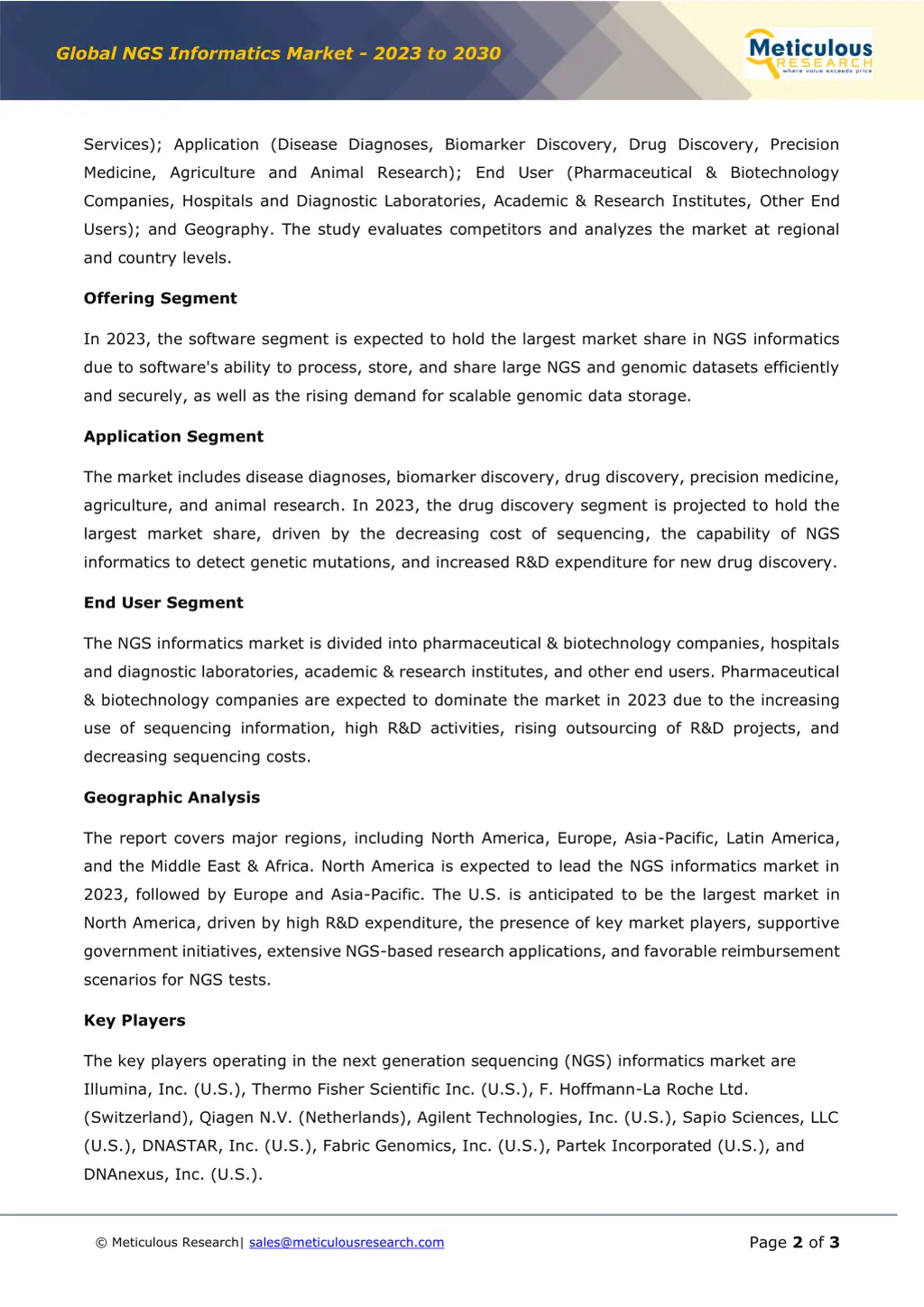 global ngs informatics market 2023 to 2030 1