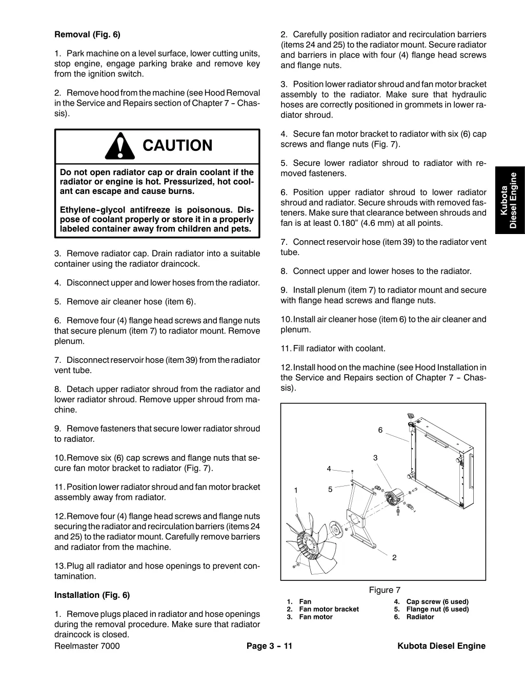 2 carefully position radiator and recirculation