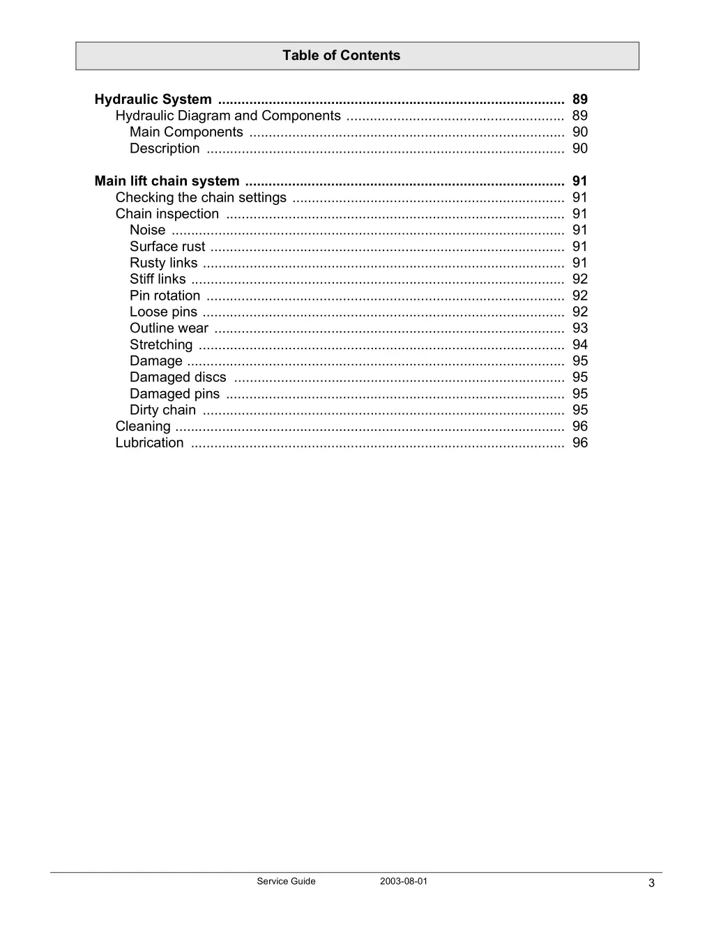 table of contents 2