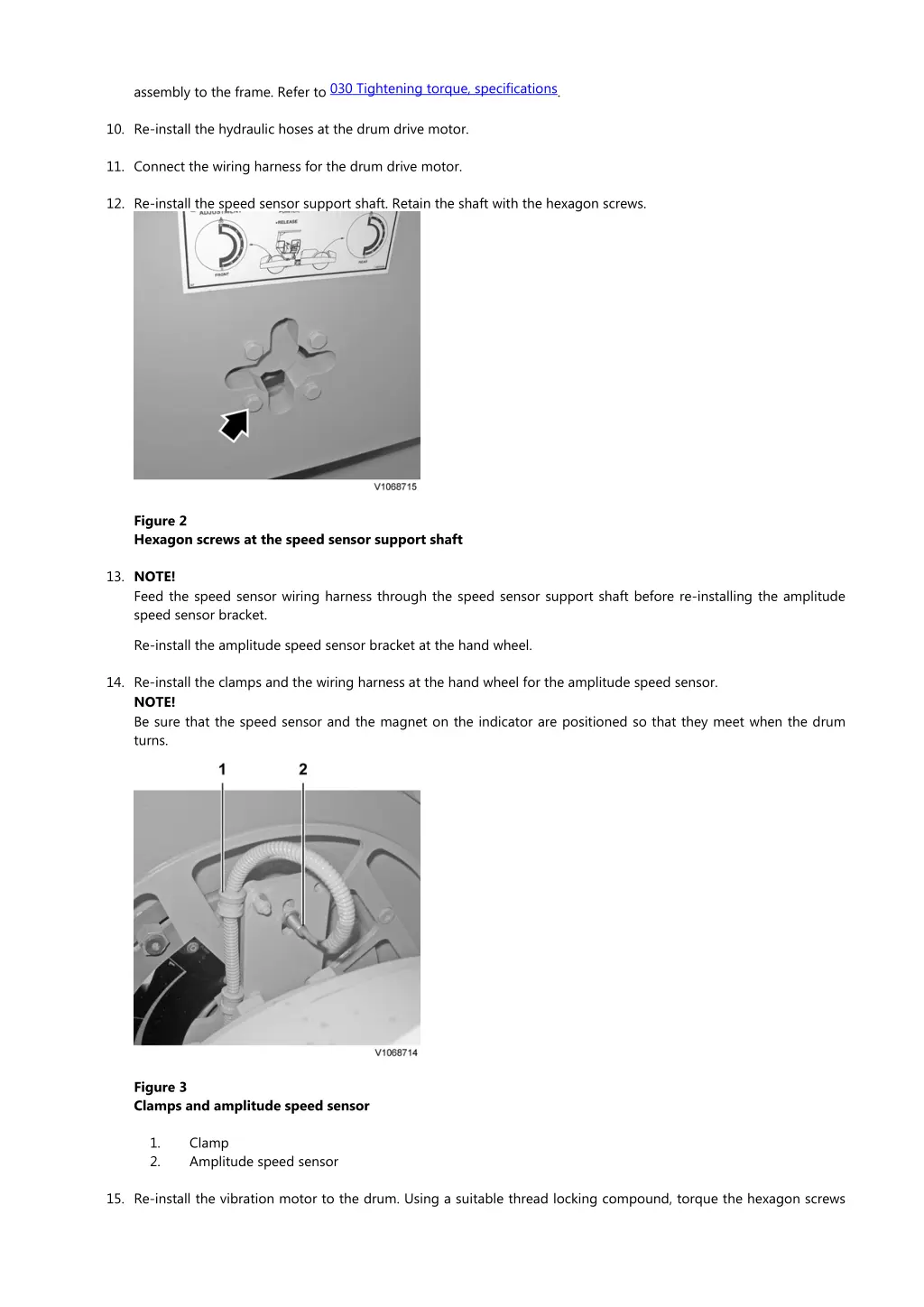 030 tightening torque specifications