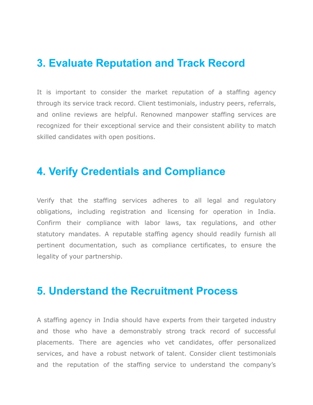 3 evaluate reputation and track record