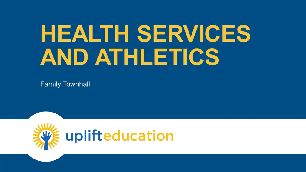 health services and athletics