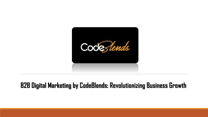 b2b digital marketing by codeblends