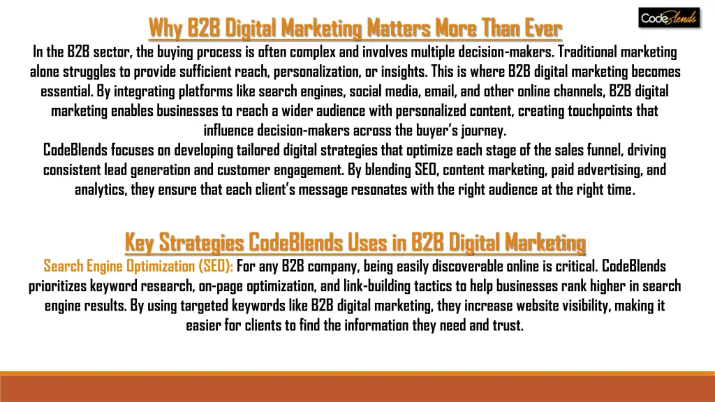 why b2b digital marketing matters more than ever