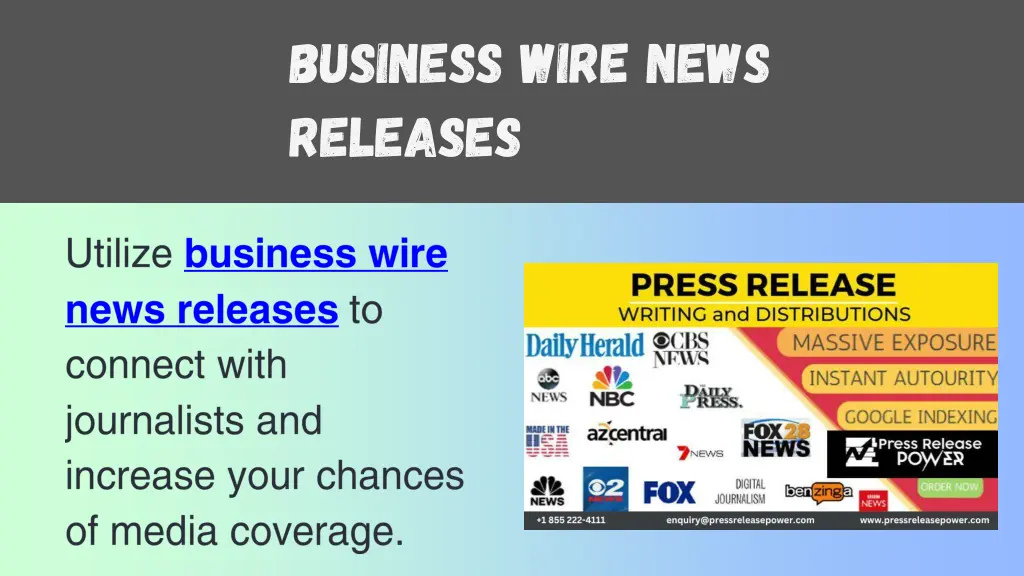 business wire news releases