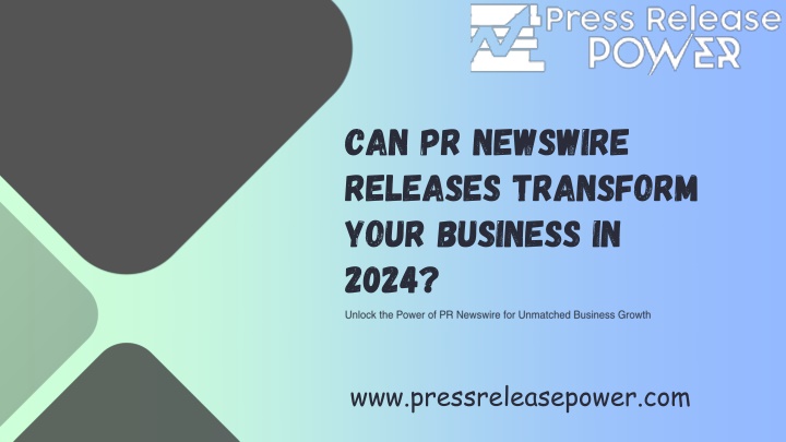 can pr newswire releases transform your business