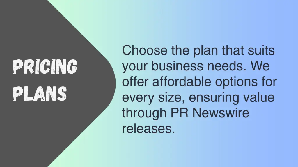 pricing plans